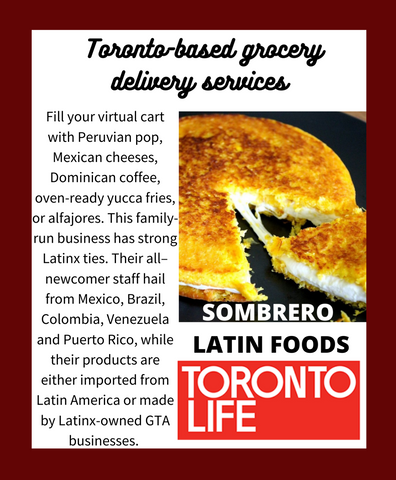 Toronto Life grocery delivery sombrero mexican latin