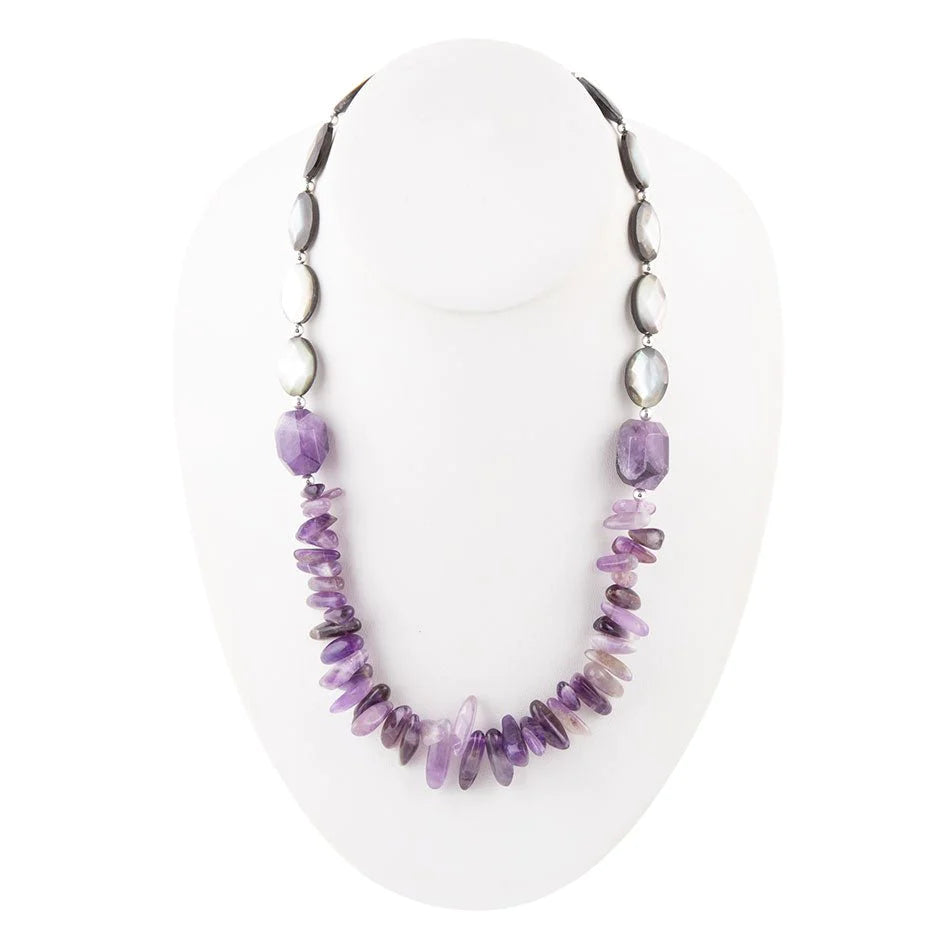 Amethyst Love Necklace