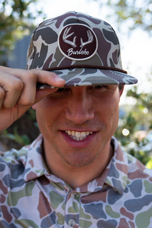 Burlebo Youth Cap - Retro Camo Duck