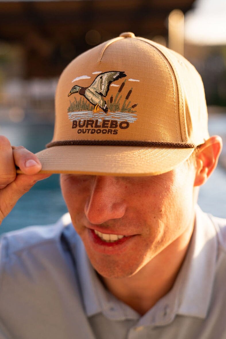 Cap - Duck On Pond - Coyote Tan – BURLEBO