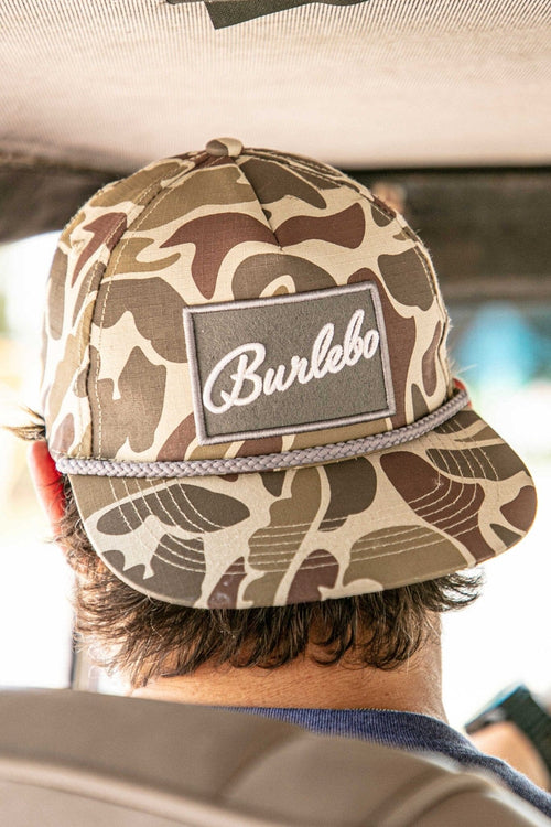 Youth Cap- BURLEBO Grey Patch - Camo