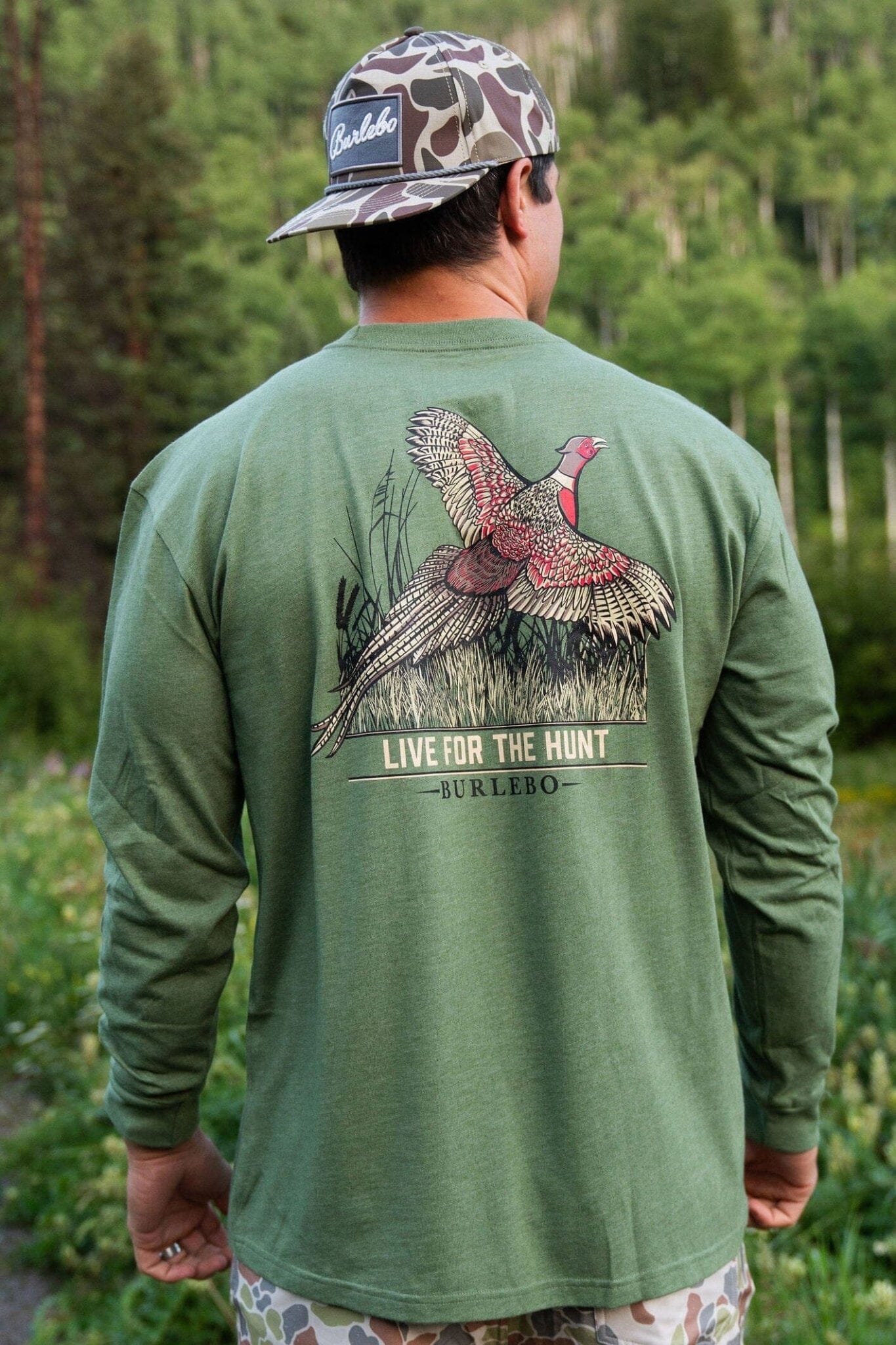 Mens Pheasant Hunt Badge T-Shirt