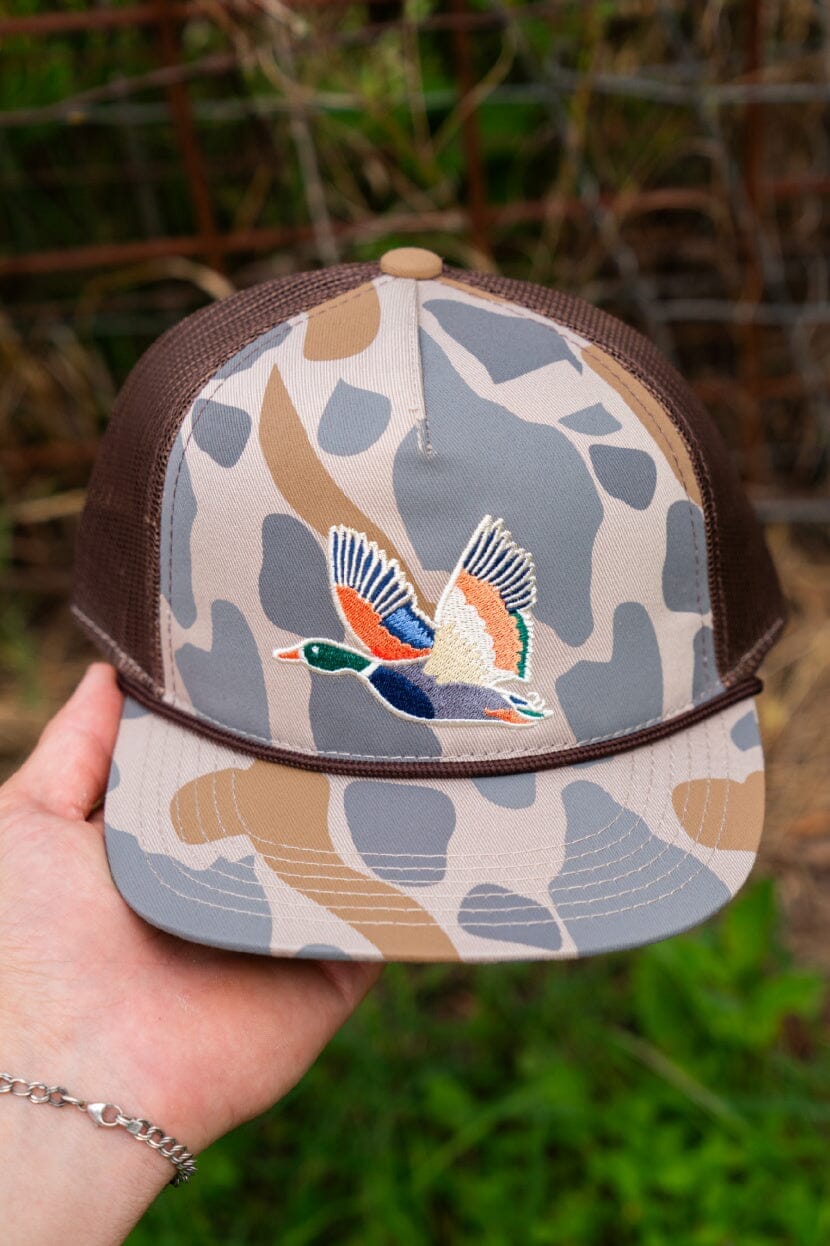 Detroit Camo Cap with Orange Pigeon – cityhatco