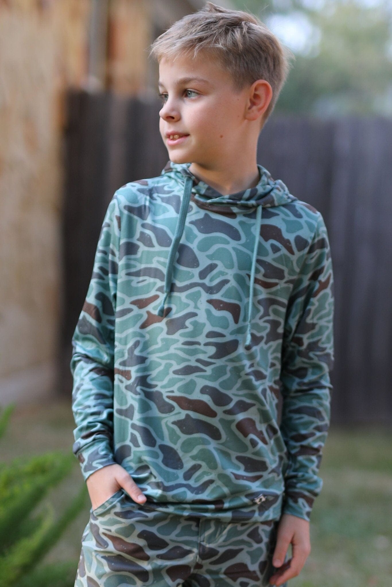 Throwback Camo - SS Patch Logo Pocket Tee – BURLEBO