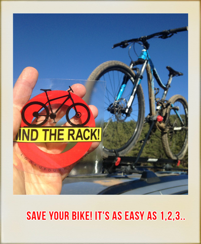 Save your bike from crashing into garage and low overhangs!