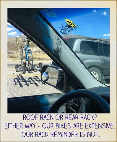 Rear Bike Rack Reminder