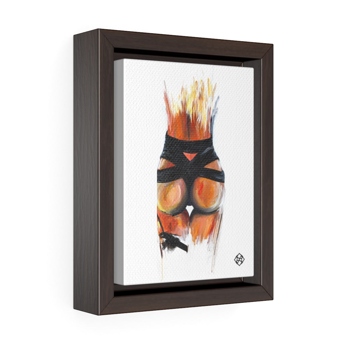 Framed Gallery Wrapped Canvas Print || "The Form"