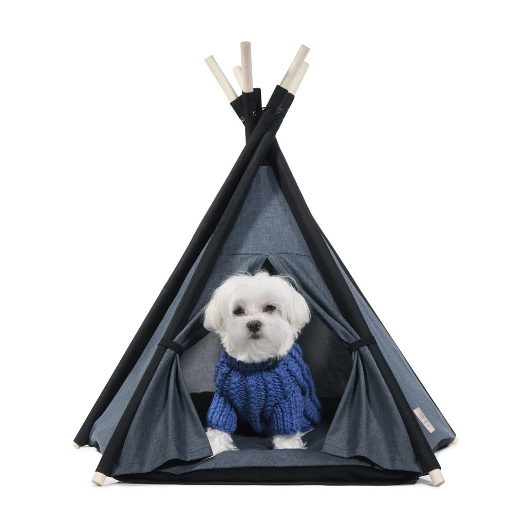 tent to pup how assemble a Pet Teepee Matching Designer Tent with Bed Cushion