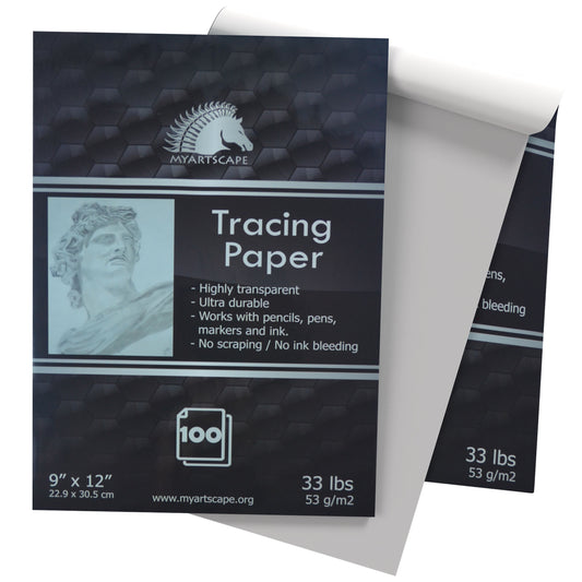 Tracing Paper Pad, 39lb - 9 x 12 - 100 Transparent Sheets – MyArtscape