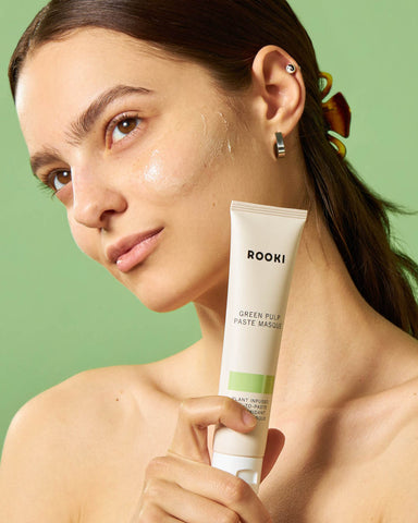 rooki beauty green pulp paste masque