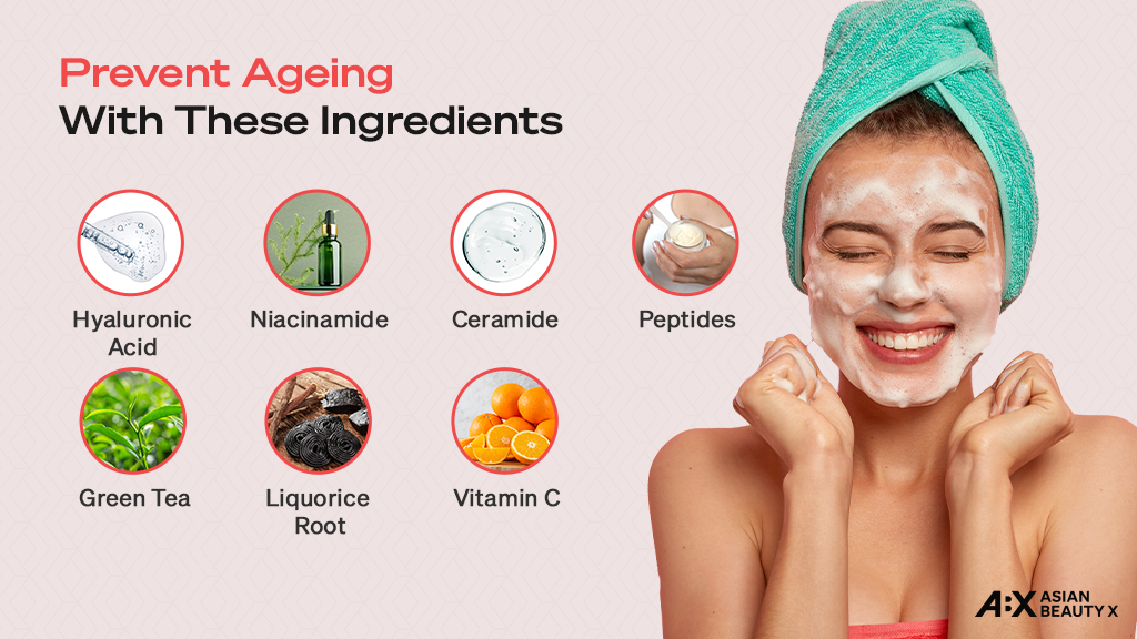 Skincare Ingredients for preventing ageing