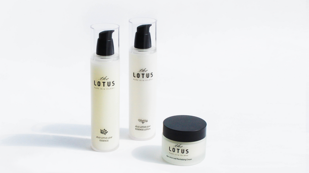 the pure lotus jeju lotus complete skincare set