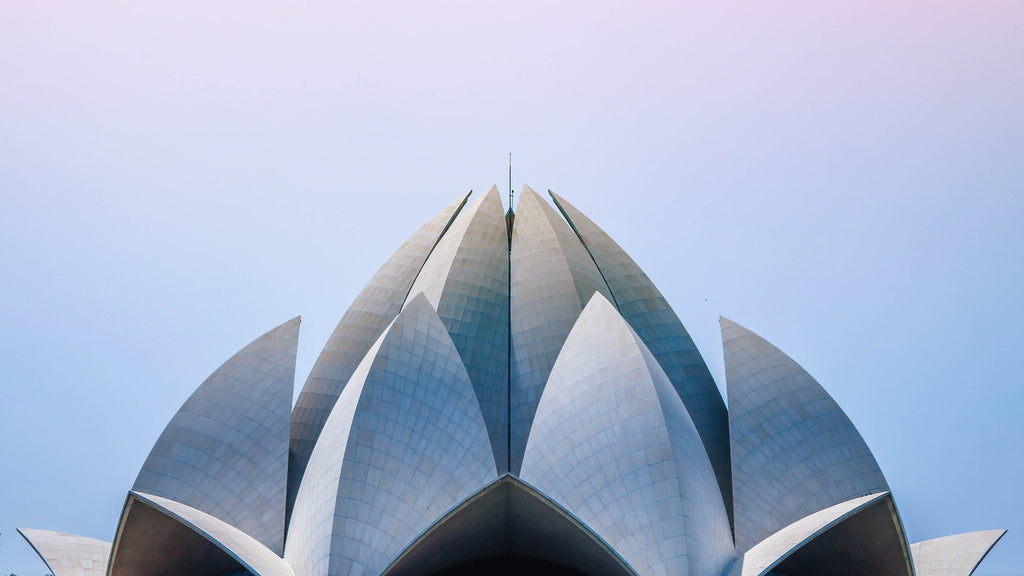 lotus temple in delhi, india