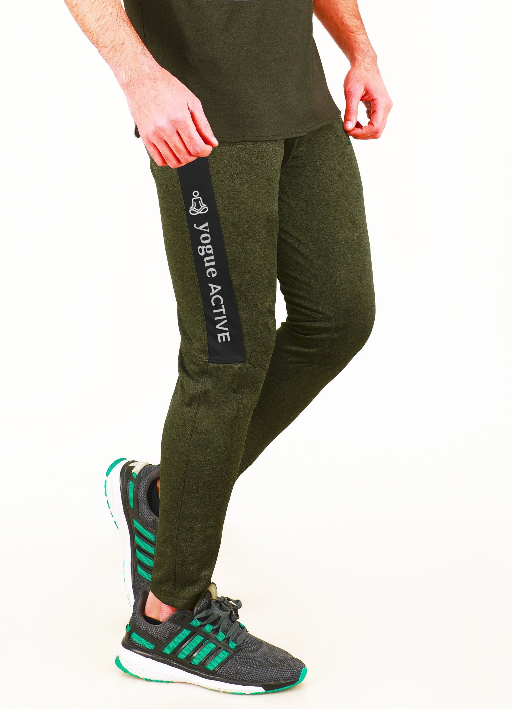 military green joggers