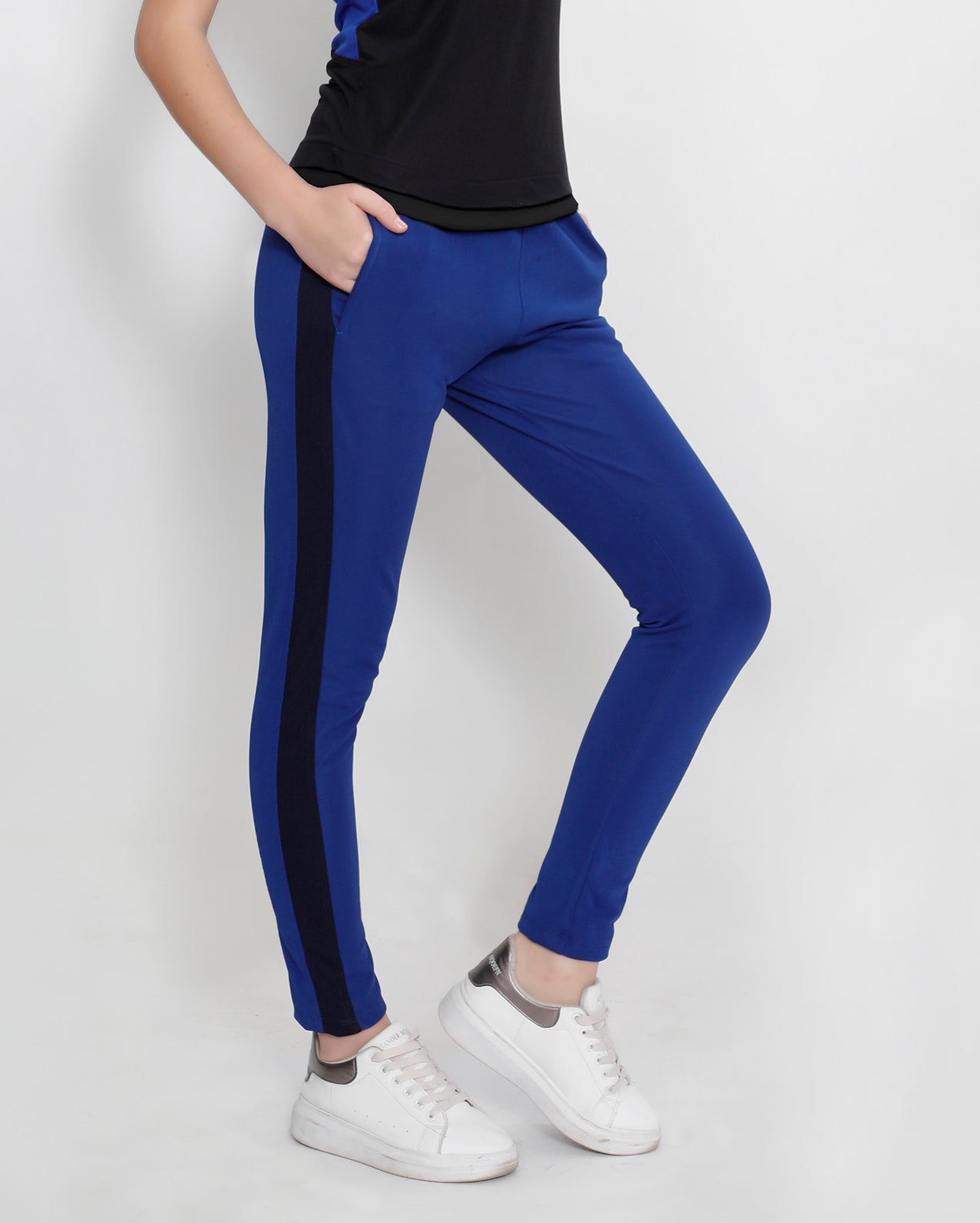 Royal Blue Slim Fit Joggers - Yogue Activewear
