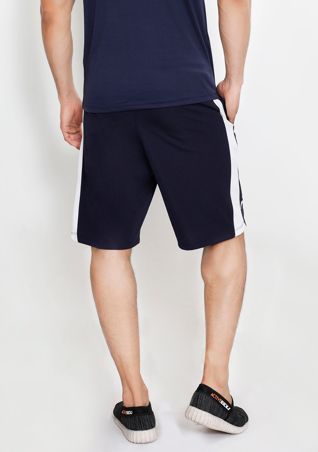 Navy Basketball Shorts - Yogue Activewear