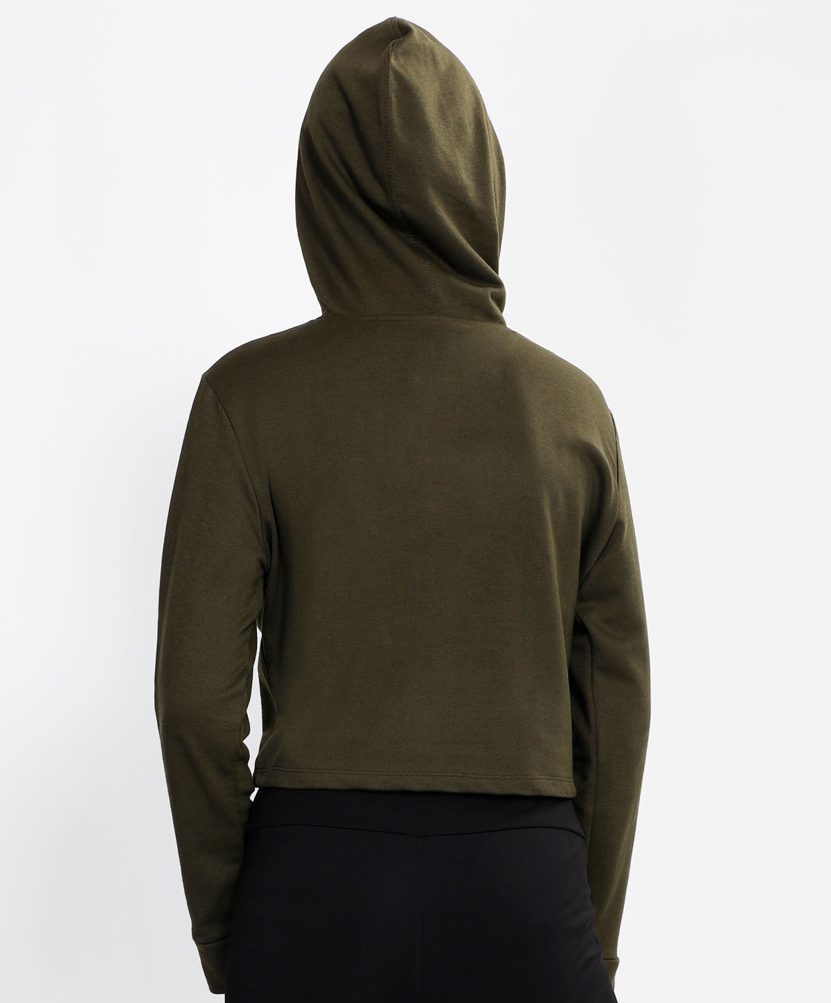 hoodie crop army