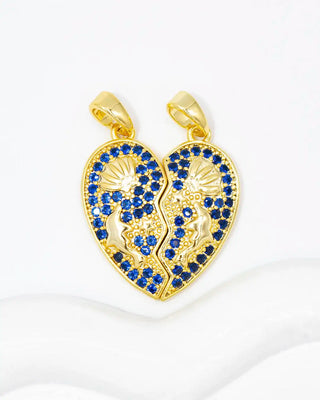 Dije duo corazón de mar