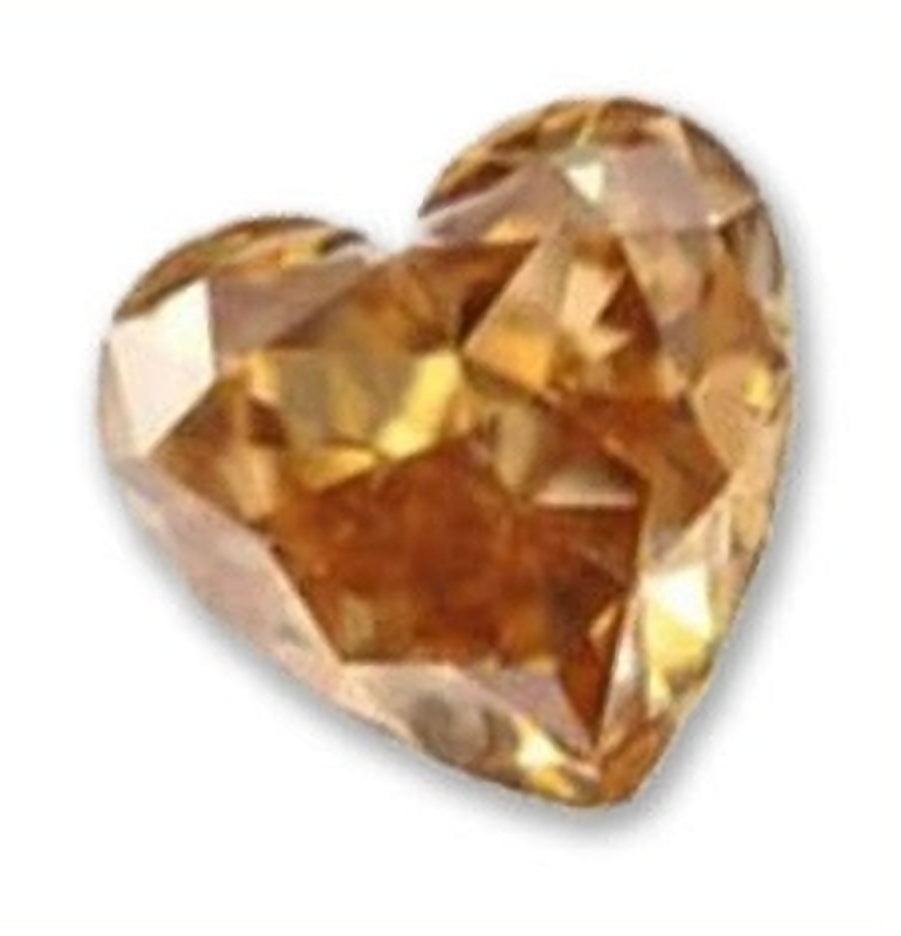 Heart champagne diamond