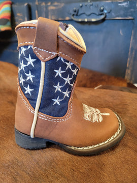 Stars Square Toe Boots