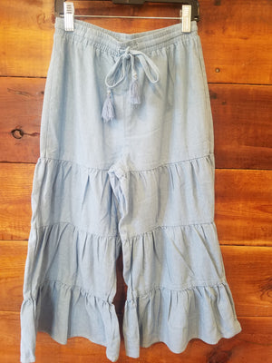 Tiered Ruffle Pants - White Owl Creek Boutique