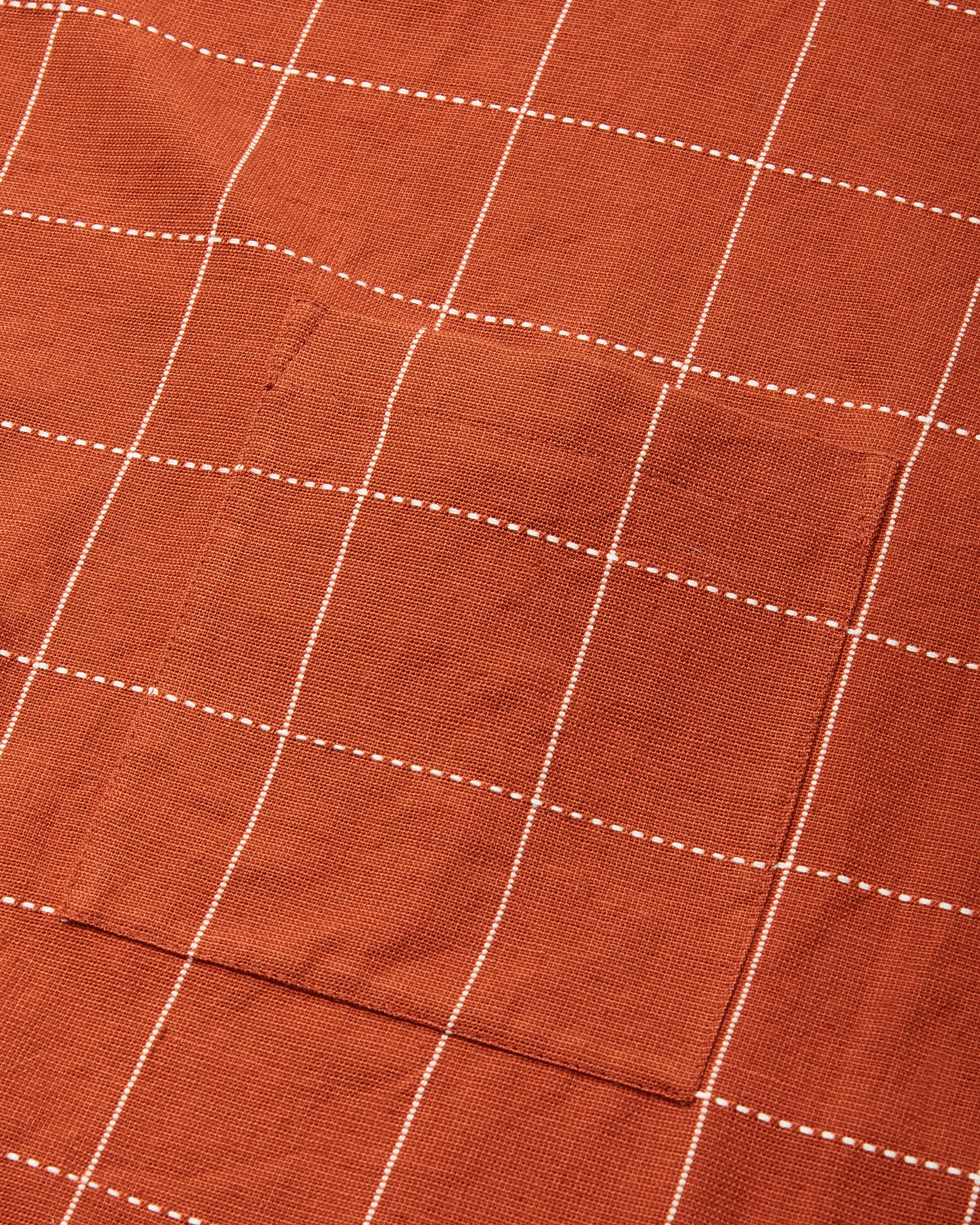 Sol Tea Towel in Rust - Handwoven Kitchen Towels