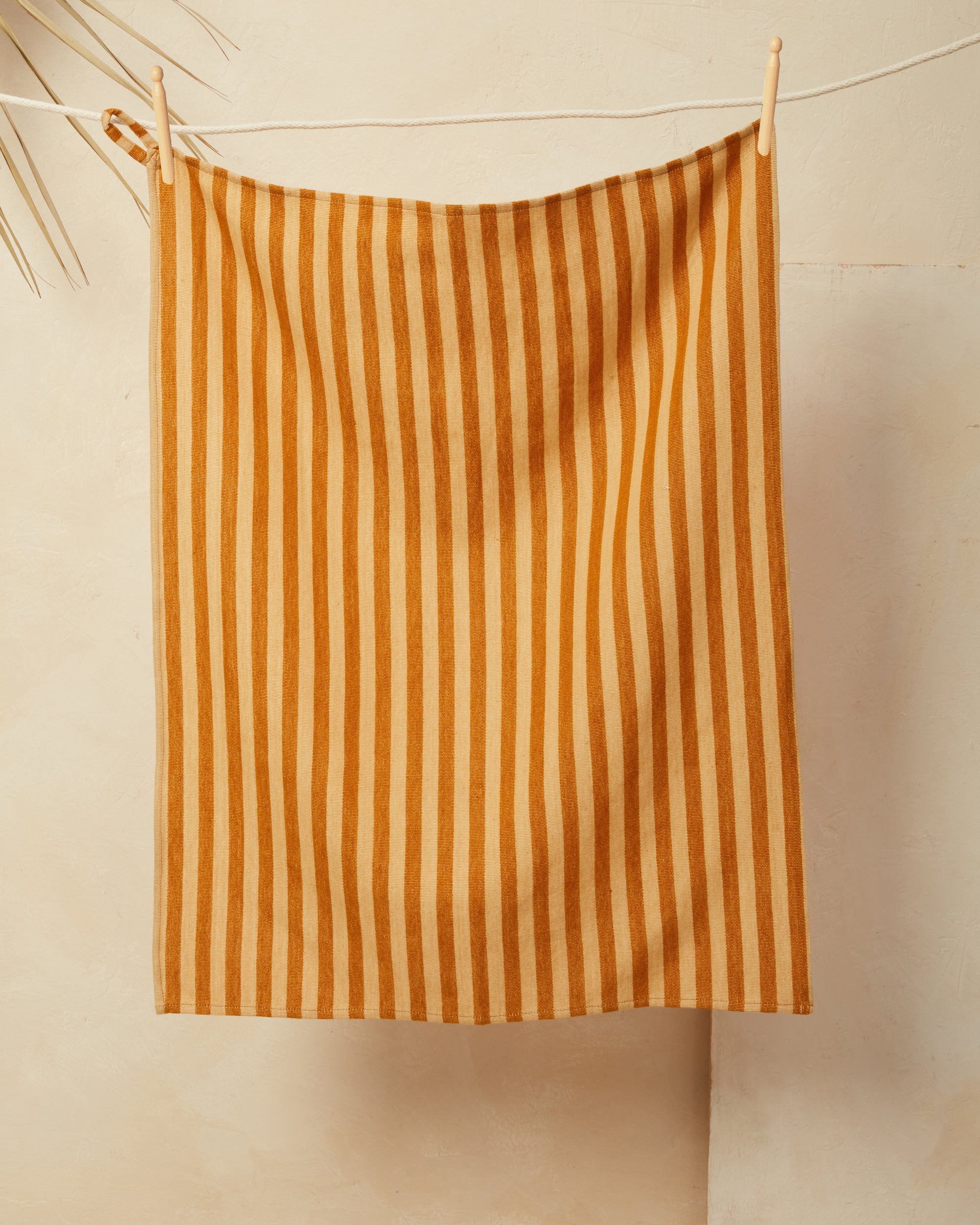 Handwoven Striped Cotton Kitchen Towel (Set of 2)