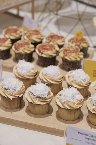 pandan gula melaka cupcakes-eat cake today-the cake show-media event