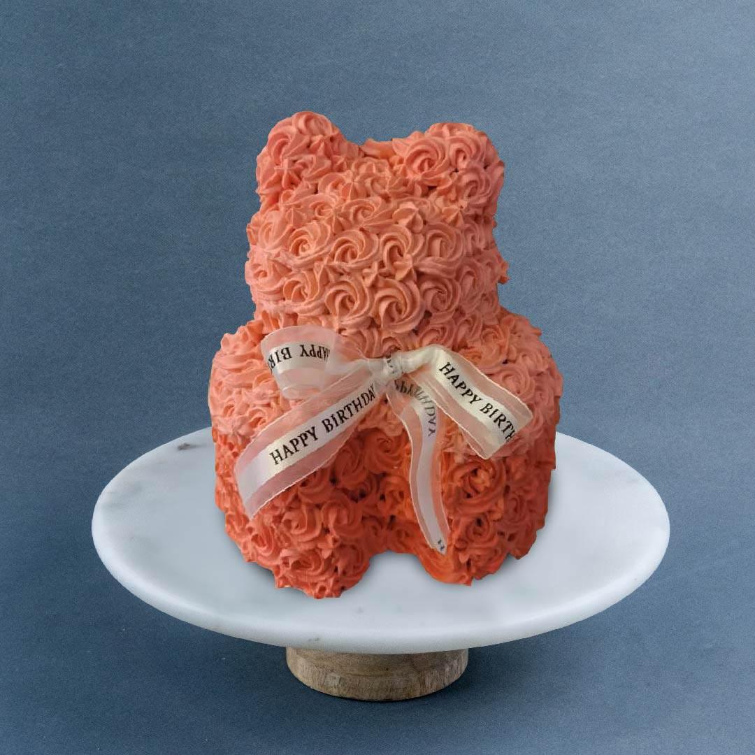 Inverted Bear Silicone Mold Fluffy Bear Shape Cake Fondant - Temu