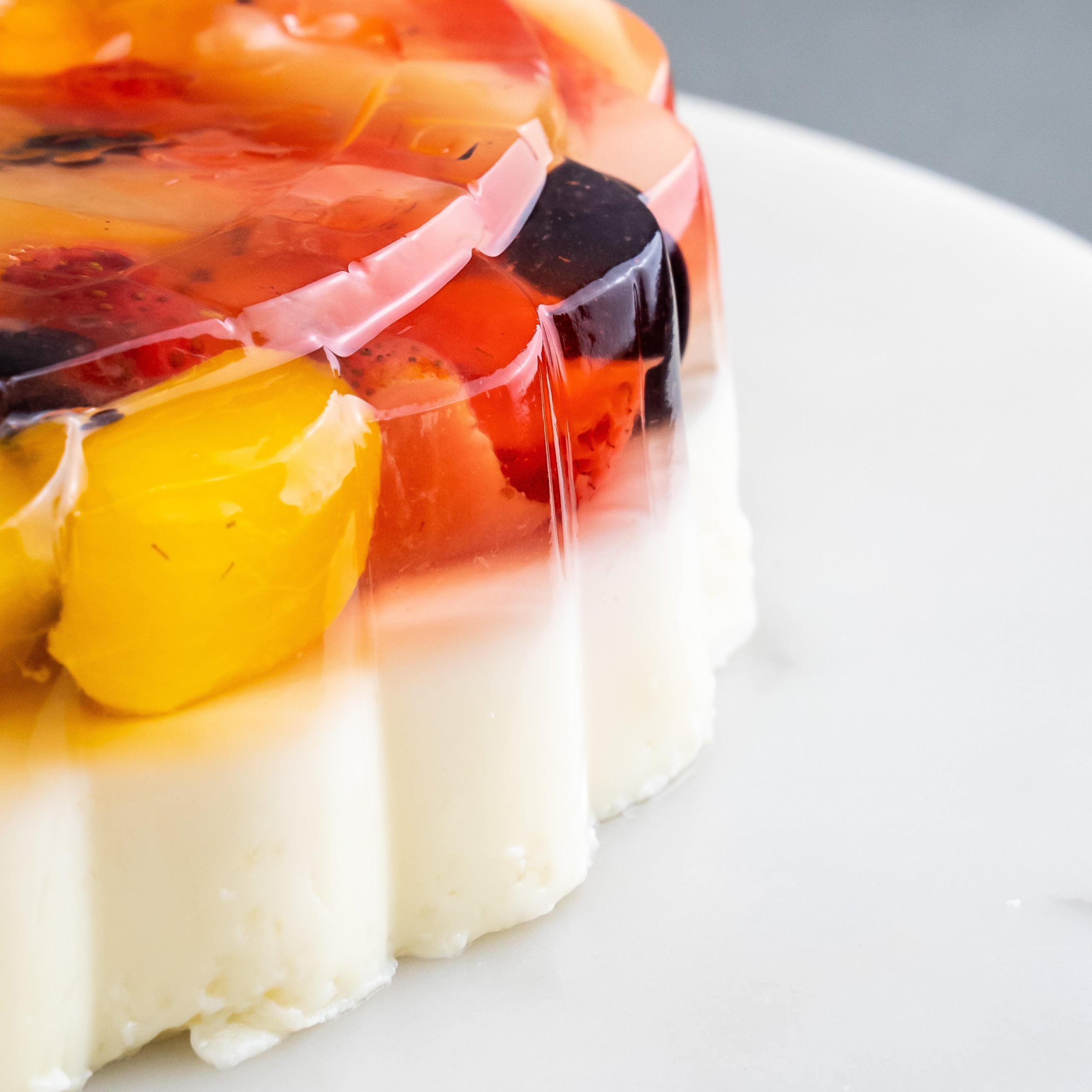 Agar Jelly Fruit Cake