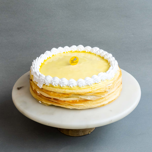 Musang King Durian Mille Crepe Cake | Online Cake Delivery Near Me KL/PJ