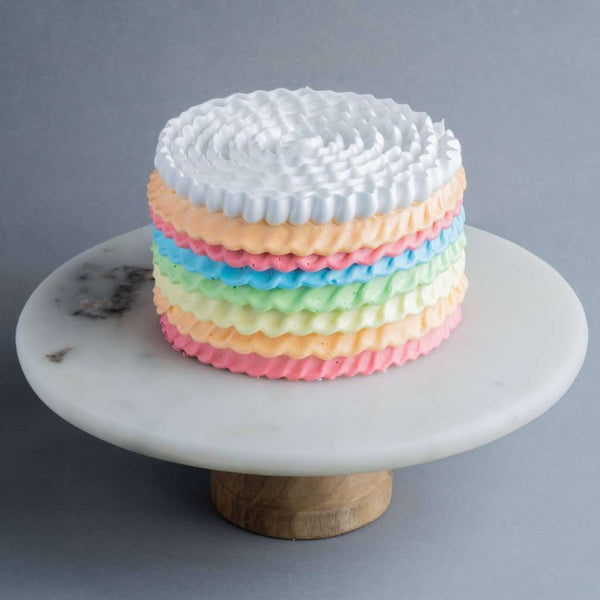 Secret Recipe Cake | Rainbow Ruffle Cake