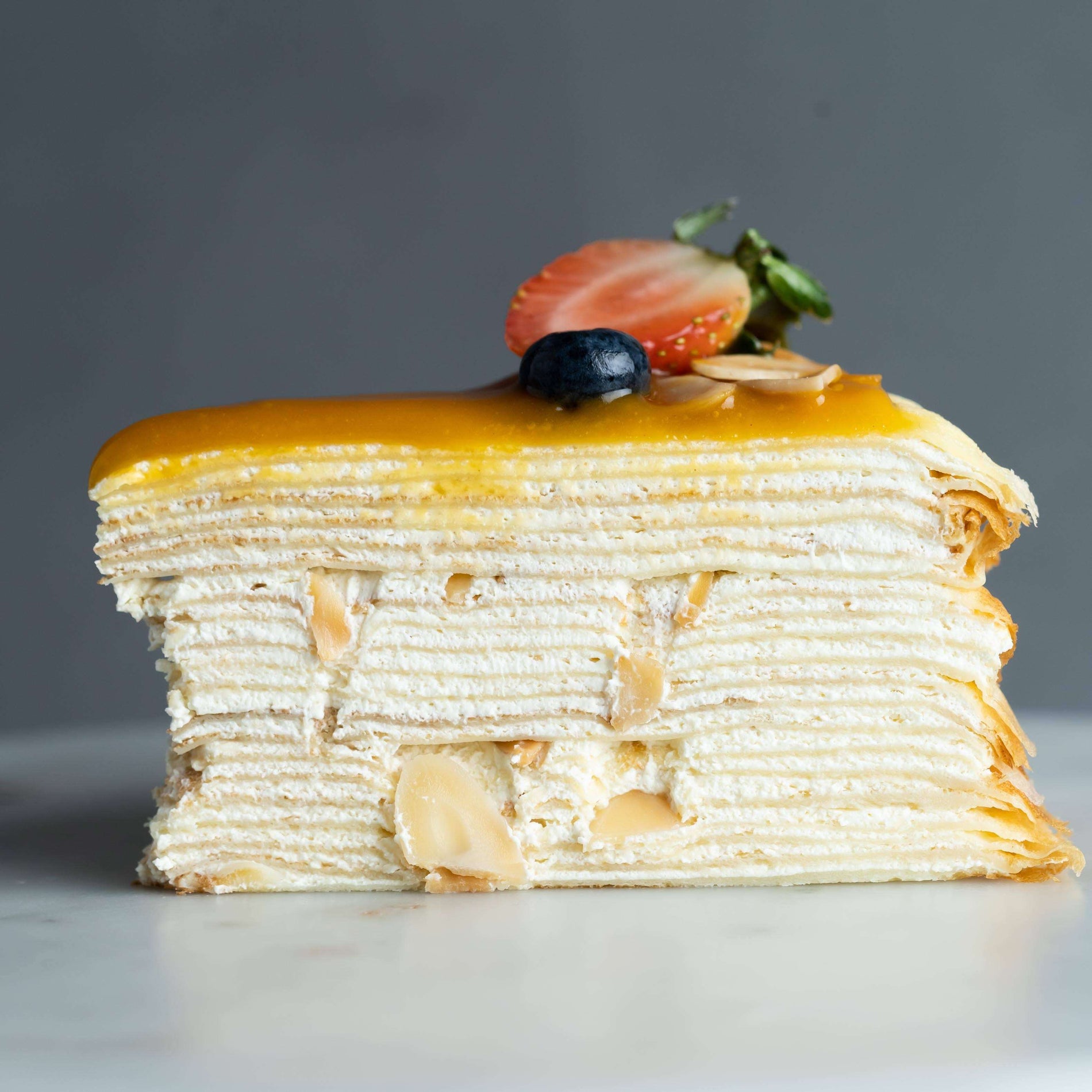 Mille Crepe Cakes Delivery Klang Valley | Vanilla Mille Crepe