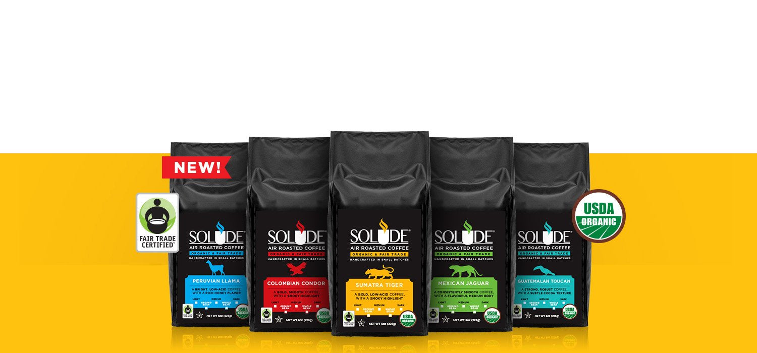 Solude Coffee Air Roasted Coffee Shop Organic Coffee Online Solude Coffee