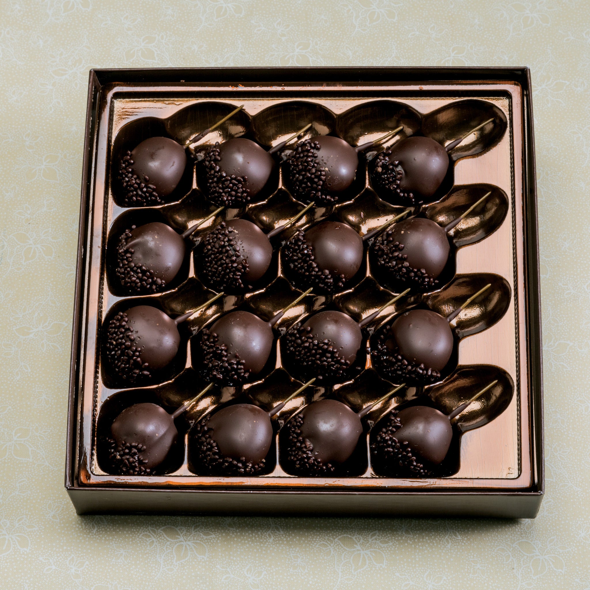Dark Chocolate Covered Cherries in Armagnac