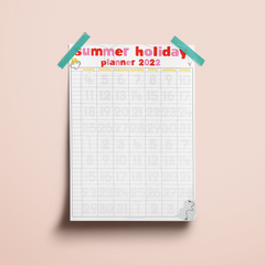 Summer Holiday Planner 2022
