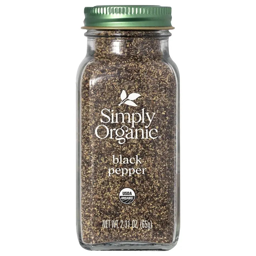 Simply Organic Black Pepper Medium Grind 2.31oz