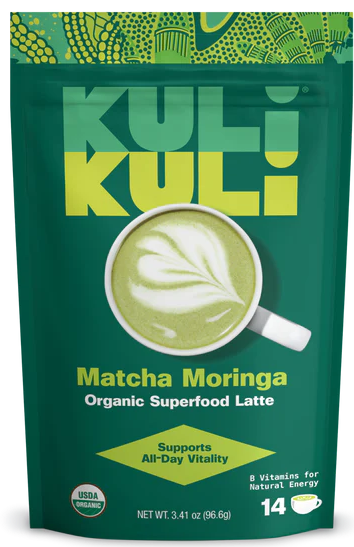 Kuli Kuli Organic Superfood Latte Matcha Moringa 3.41oz *New*