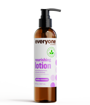 Everyone Hand & Body Lotion Vanilla + Lavender 8oz - Something Better Natural Foods