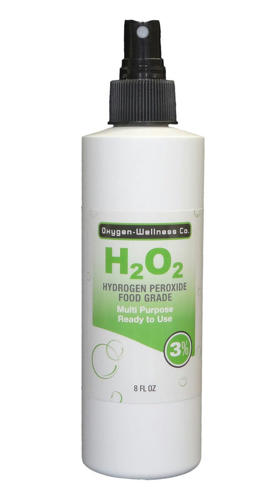 8% Food Grade Hydrogen Peroxide (16 fl oz, Case of 9)