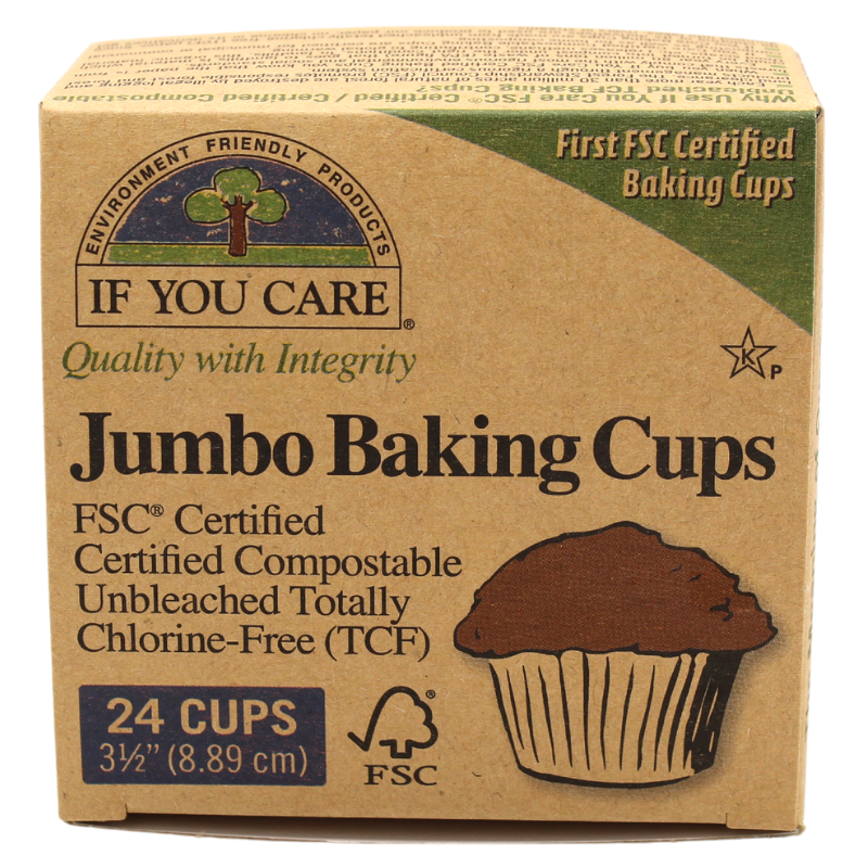  If You Care Unbleached Large Baking Cups, 60 ct, 3 pk : Home &  Kitchen