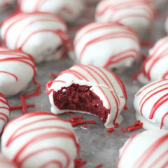 red velvet cake bites