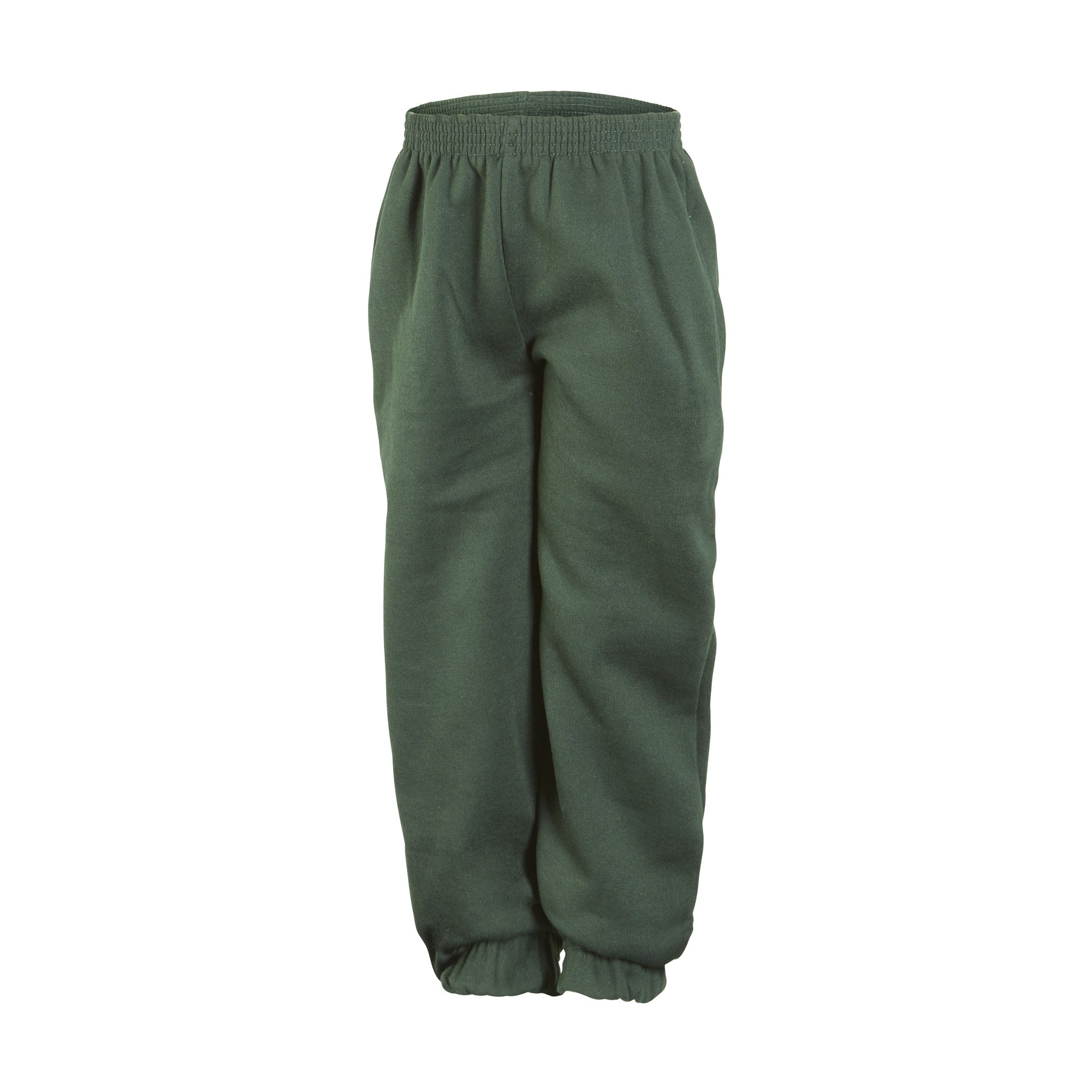 green jogging bottoms