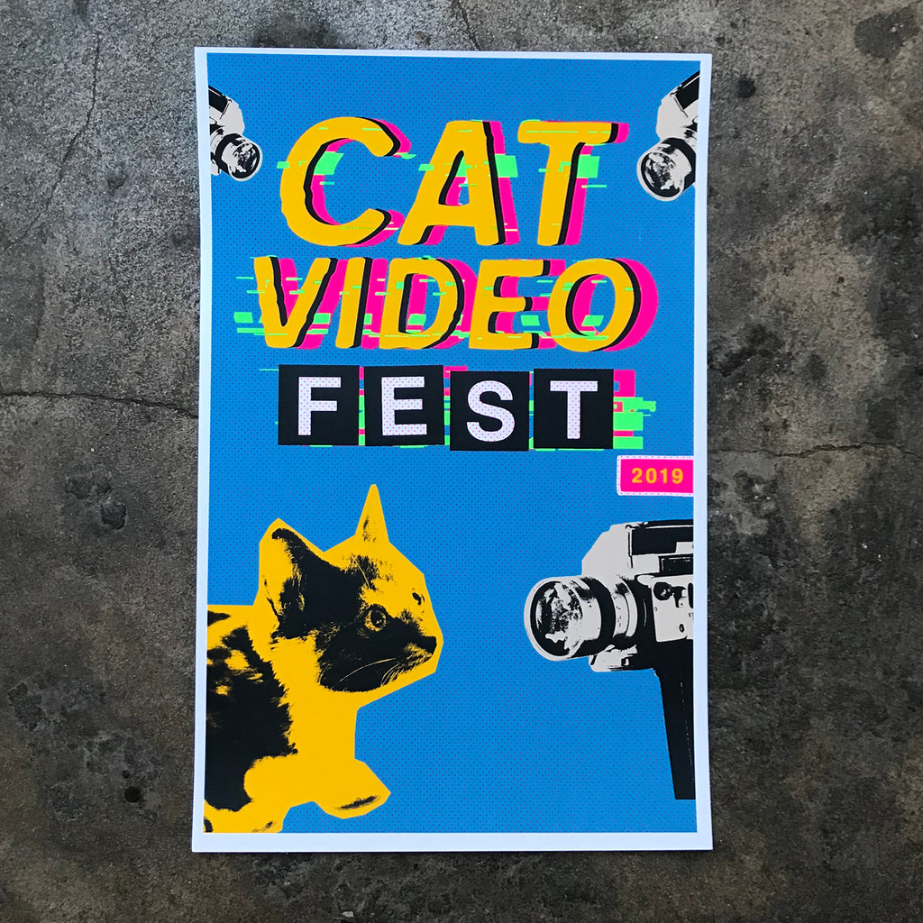Cat Video Fest Screen Prints Oscilloscope Laboratories