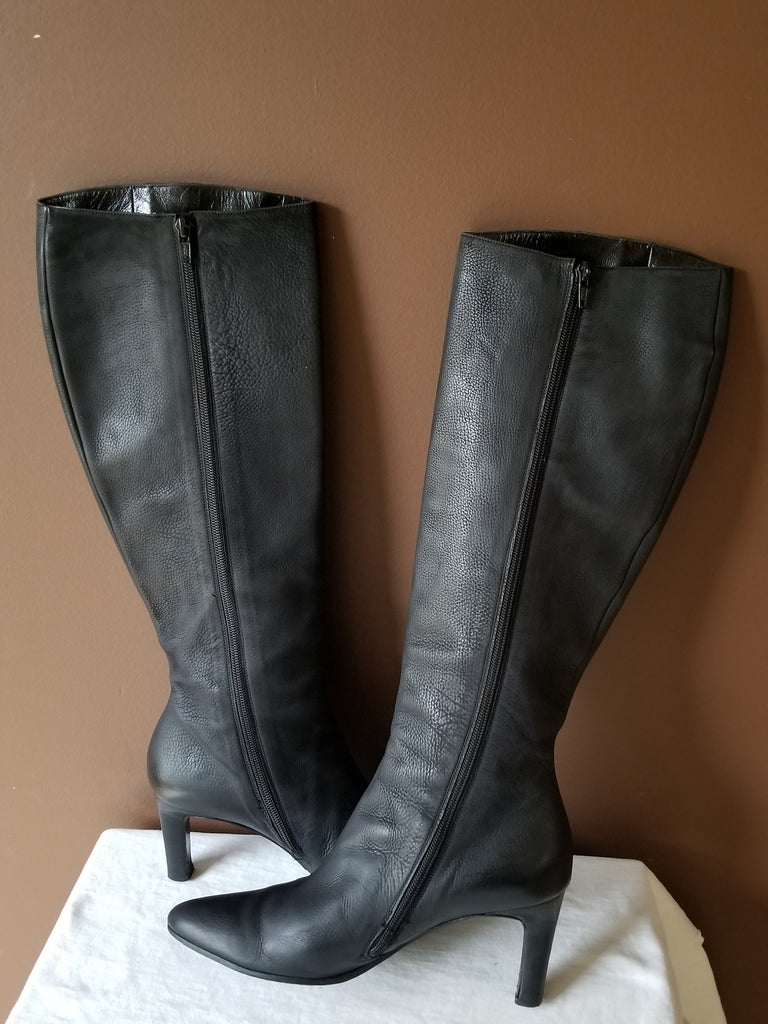 ferragamo knee high boots