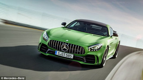 Green Mercedes-AMG GT R