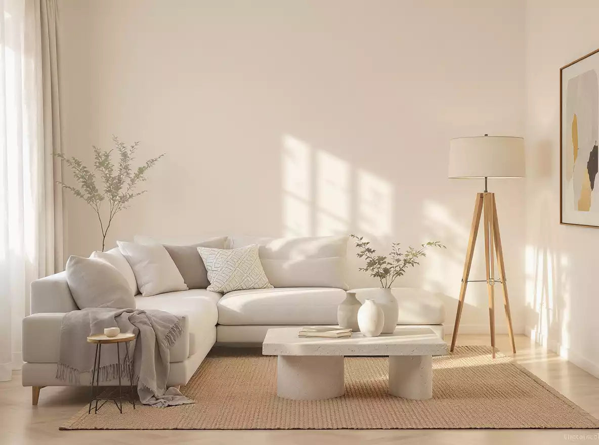 sala moderna minimalista clara