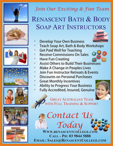 Become a Renascent Soap Art Instructor