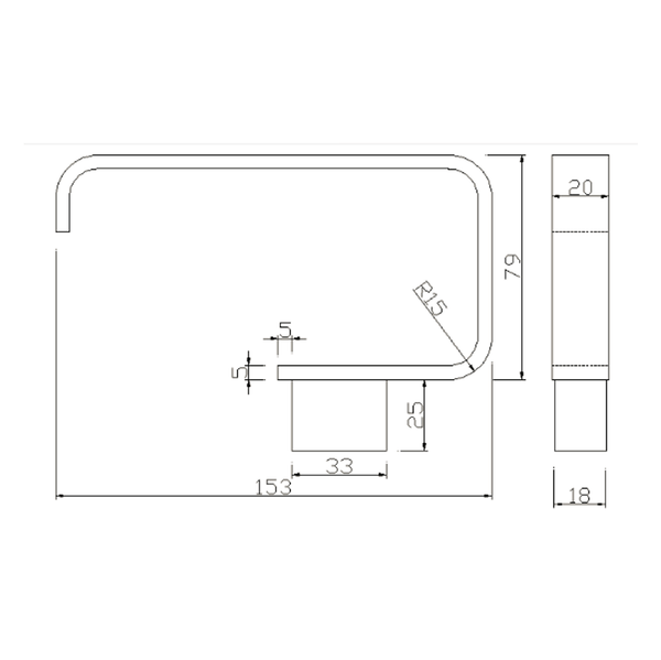 Toallero de baño moderno FUTURA - Entorno Baño