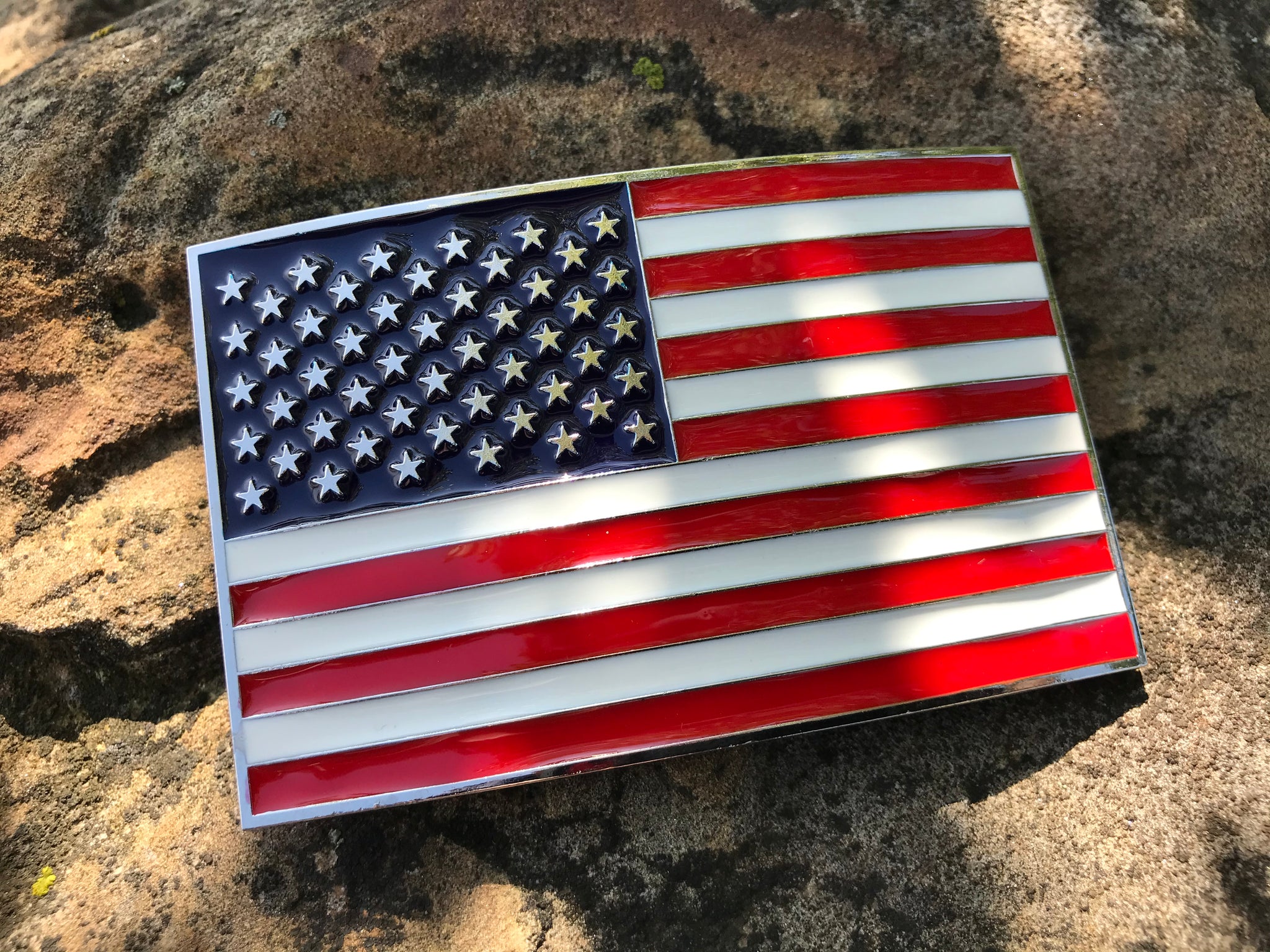 American Flag Belt Buckle – Rebel Nation